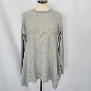 Simply Vera Light Grey Poncho Sweater NWT Sz M